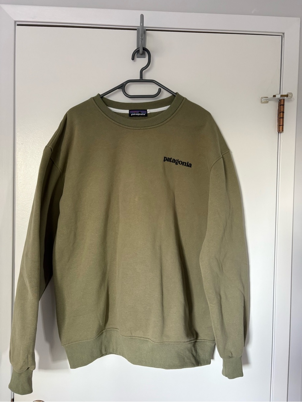 Patagonia Olive Crewneck Sweatshirt for Men